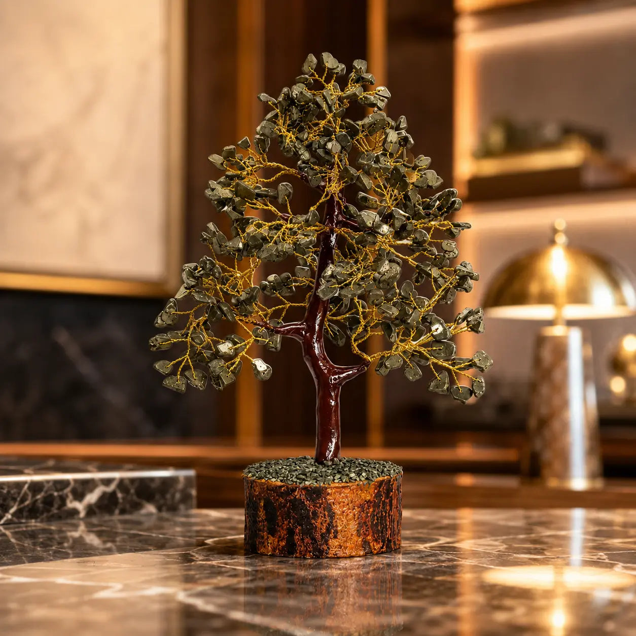 Pyrite Crystal Prosperity Tree