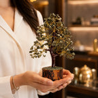Pyrite Crystal Prosperity Tree