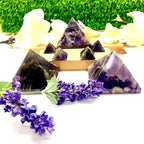Amethyst Orgone Pyramid(Lab Certified) - Pure Mantra