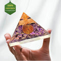 Amethyst Orgone Pyramid(Lab Certified) - Pure Mantra