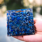 Lapis Lazuli Orgone Pyramid(Lab Certified) - Pure Mantra