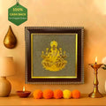 Laxmi on Raw pyrite Frame(Lab Certified) - Pure Mantra