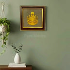 Laxmi on Raw pyrite Frame(Lab Certified) - Pure Mantra