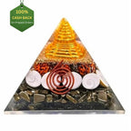 Money Magnet Orgone Pyrite Pyramid For Vastu (Lab Certified) - Pure Mantra