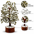 Pyrite Crystal Prosperity Tree