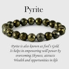 Pyrite Diamond Cut Bracelet(Lab Certified) - Pure Mantra