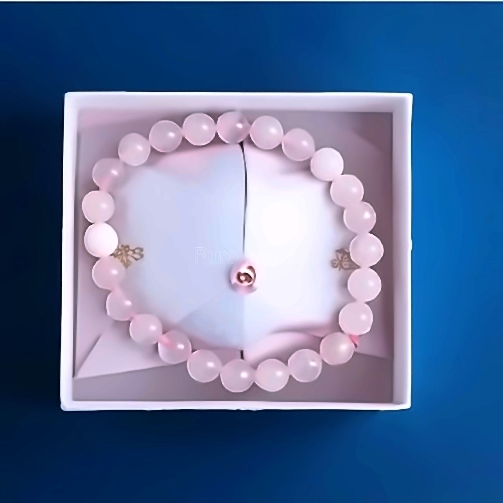 Rose Quartz Bracelet(Lab Certified) - Pure Mantra