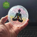 Selenite Charging 3D Carved 7 Chakra Plate(Lab Certified) - Pure Mantra