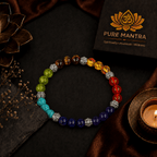 Seven Chakra Bracelet(Lab Certified) - Pure Mantra