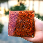 Seven chakra Orgone Pyramid(Lab Certified) - Pure Mantra
