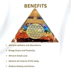 Seven chakra Orgone Pyramid(Lab Certified) - Pure Mantra