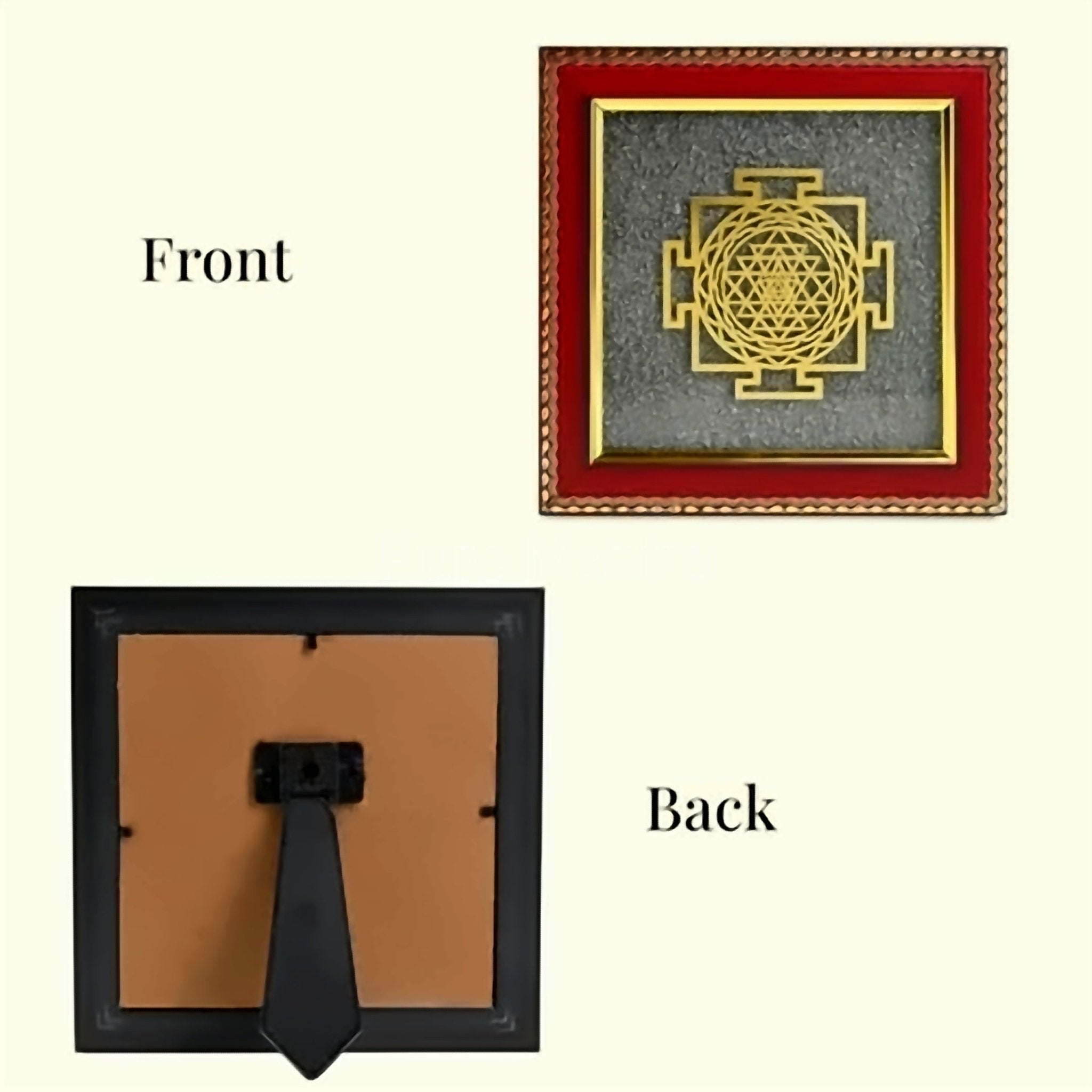Shree Yantra Pyrite Frame(Lab Certified) - Pure Mantra