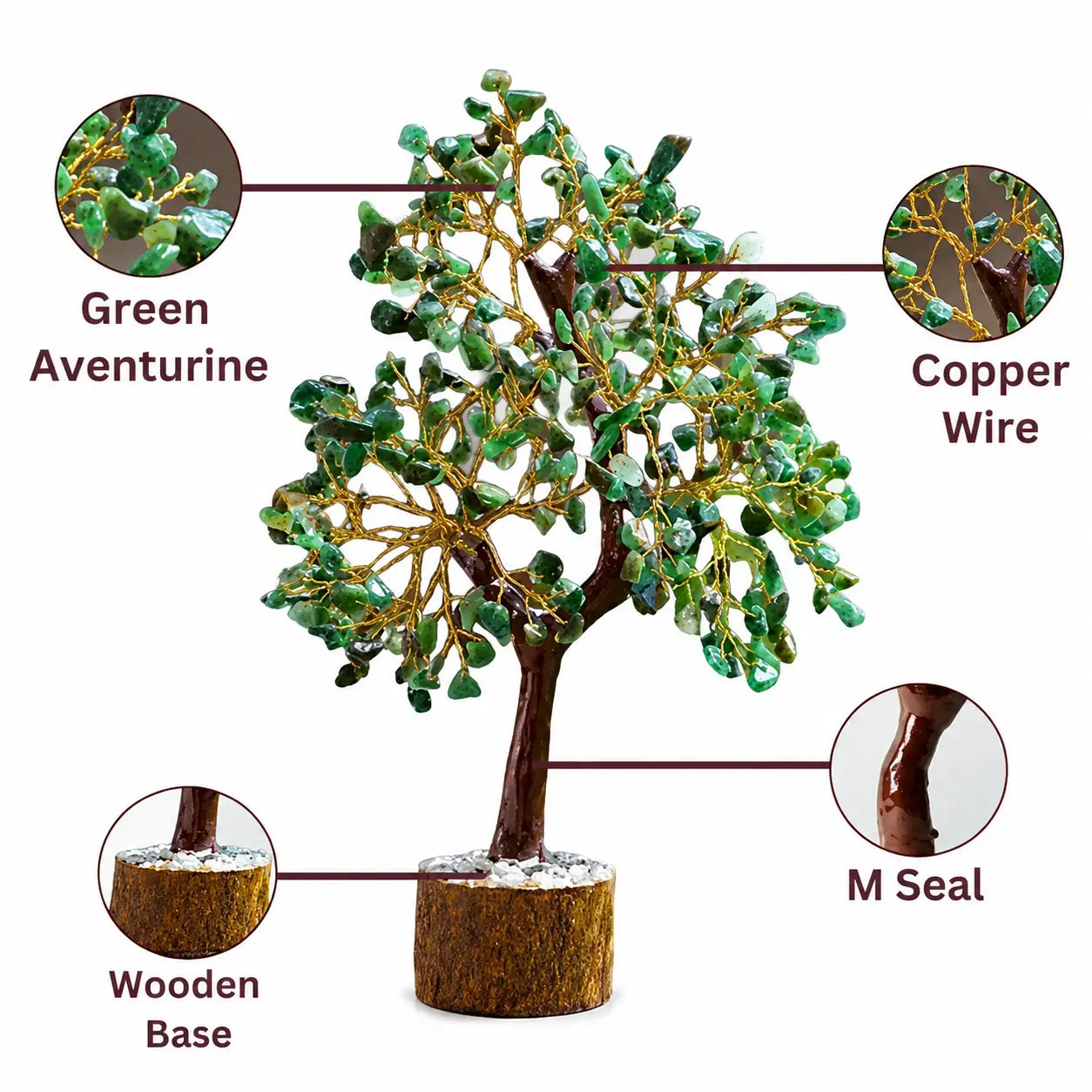 Green Aventurine Crystal Tree